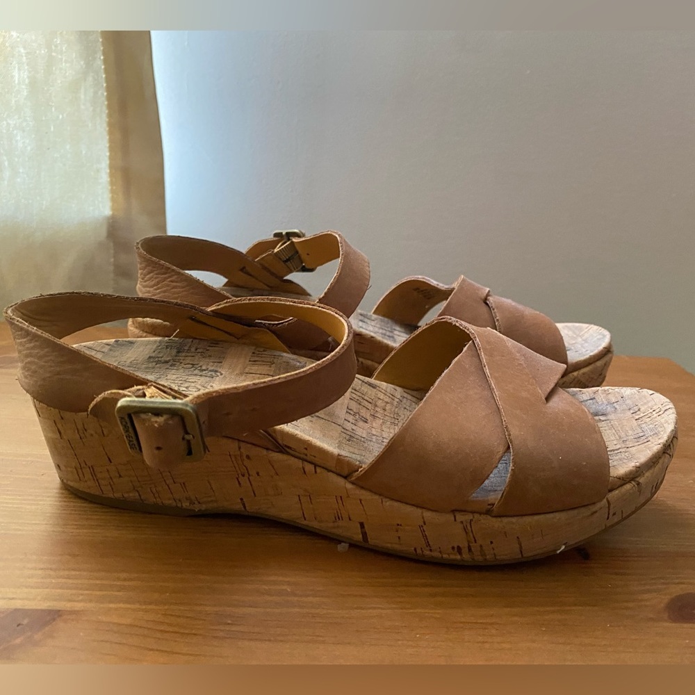Kork-Ease Myrna Ankle Strap Wedge Sandals 8M